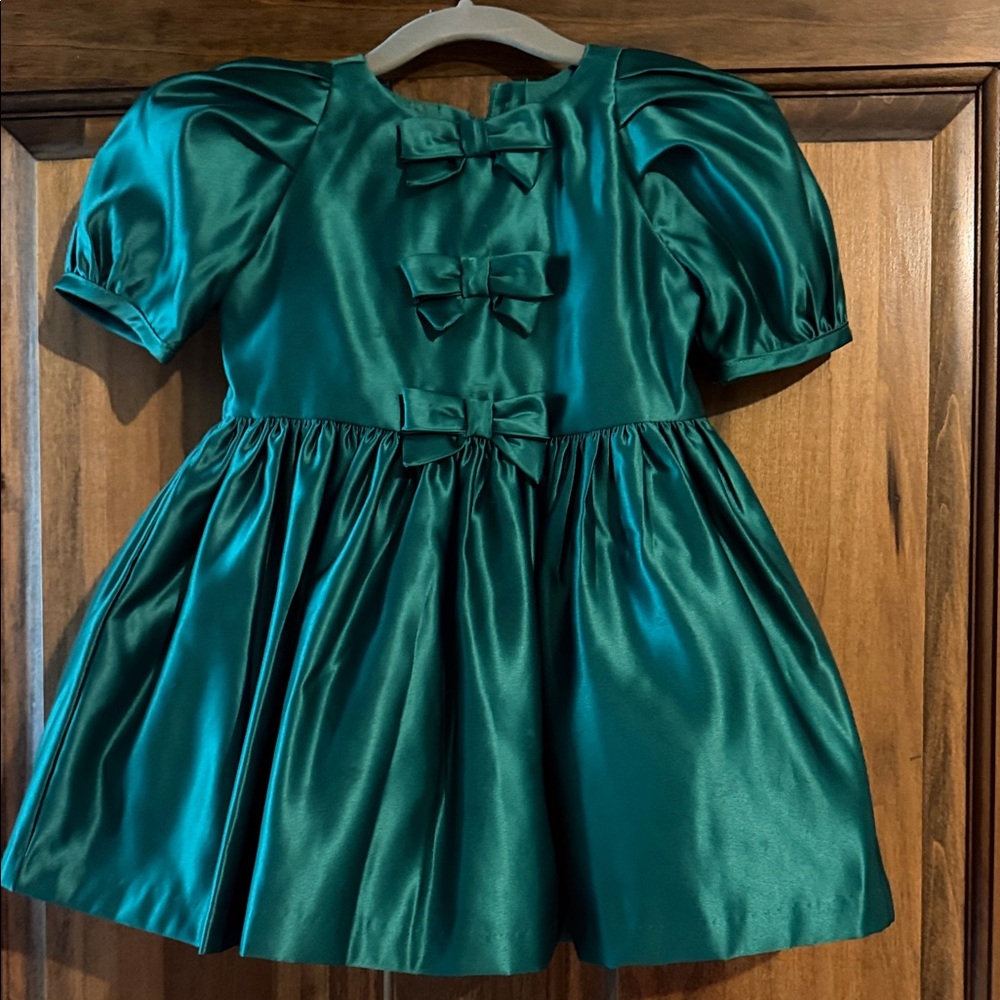 Janie and Jack Teal Formal Kids Dress